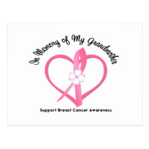 Cancer du sein dans la mémoire de ma grand-mère carte postale