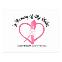 Cancer du sein dans la mémoire de ma mère carte postale