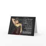 Cancer Gothic Zodiac Birthday Card