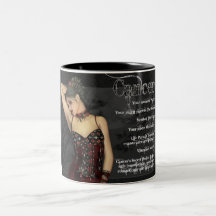 Cancer Gothic Zodiac Birthday Mug