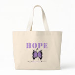 Cancer Hope Butterfly Tote Bags
