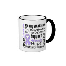 CANCER I Wear Lavender Ribbon TRIBUTE Mugs