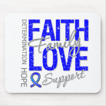 Cancer Inspiring Slogan Collage Anal Cancer Mouse Pads