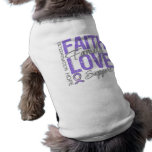 Cancer Inspiring Slogan Collage Hodgkin's Lymphoma Pet Tee Shirt