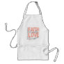 Cancer Inspiring Slogan Collage Uterine Cancer Aprons