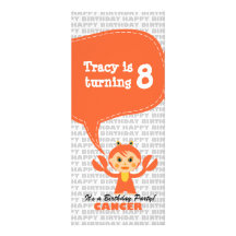 Cancer Invitation Birthday Party