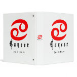 Cancer, June 21 - July 22 binders