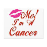 cancer kiss me zodiac postcards