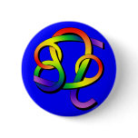 Cancer & Leo GLBT Partners Pin