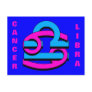 Cancer & Libra PkBl Post Card