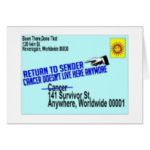 Cancer No More Greeting Card