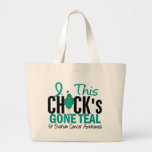 Cancer ovarien Teal allé par poussin Sacs