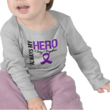 Cancer pancréatique toujours mon héros mon neveu t-shirts