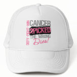 Cancer Picked The Wrong Diva - Breast Cancer Hat