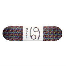 Cancer Psychedelic Custom Skateboard