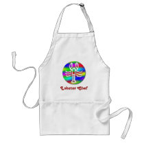 Cancer Rainbow Colour Crab Zodiac Chef Cook Crafts Apron