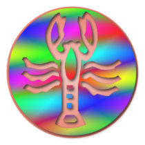 Cancer Rainbow Colour Crab Zodiac Star Sign