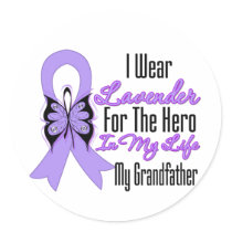 Cancer Ribbon Hero in My Life My Grandfather