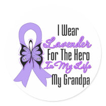 Cancer Ribbon Hero in My Life My Grandpa