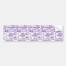 Cancer STK Bumper Sticker