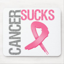 Cancer Sucks - Breast Cancer Mousepad