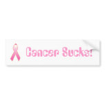 Cancer sucks bumper sticker