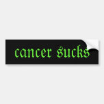 cancer sucks bumper sticker