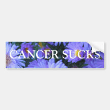 CANCER SUCKS BUMPER STICKERS