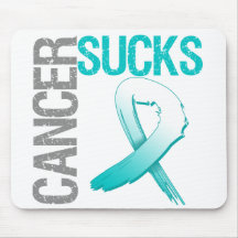 Cancer Sucks - Cervical Cancer Mousepads