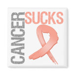 Cancer Sucks - Endometrial Cancer Refrigerator Magnets