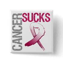 Cancer Sucks - Head and Neck Cancer Pin