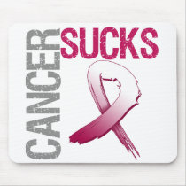 Cancer Sucks - Head and Neck Cancer Mouse Pad