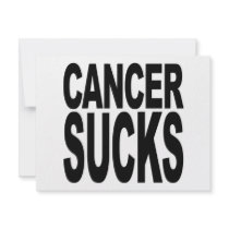 Cancer Sucks Custom Invites