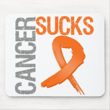 Cancer Sucks - Kidney Cancer (Orange) Mouse Pad