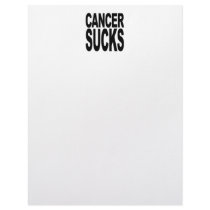 Cancer Sucks Custom Letterhead