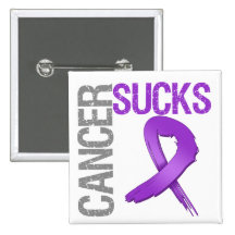 Cancer Sucks - Pancreatic Cancer Button