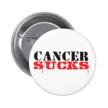 Cancer Sucks Pinback Buttons