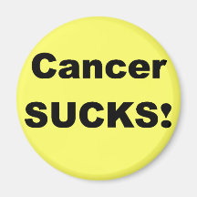 Cancer Sucks Refrigerator Magnet