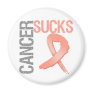 Cancer Sucks - Uterine Cancer Fridge Magnet