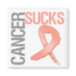 Cancer Sucks - Uterine Cancer Refrigerator Magnets