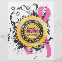 Cancer Survivor 23 Breast Cancer Personalized Flyer