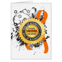 Cancer Survivor 23 Leukaemia Greeting Card