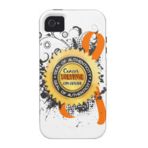 Cancer Survivor 23 Leukaemia Vibe iPhone 4 Cases