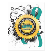 Cancer Survivor 23 Ovarian Cancer Postcards