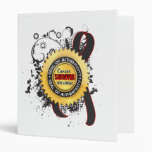 Cancer Survivor 23 Skin Cancer 3 Ring Binder