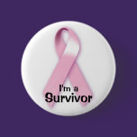 Cancer Survivor Button buttons