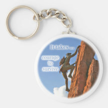 Cancer Survivor's Courage Keychain