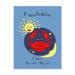 Cancer the Crab Postcard