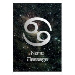 Cancer The Crab Zodiac Star Sign Universe Business Card Template
