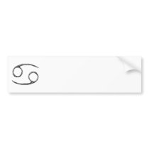 Cancer. Zodiac Astrology Sign. Bumper Sticker
